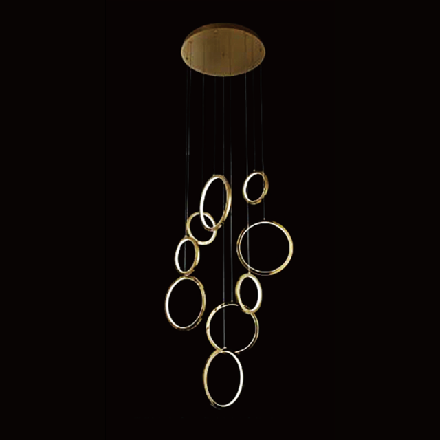 Suspension Duo Anneaux Élégance