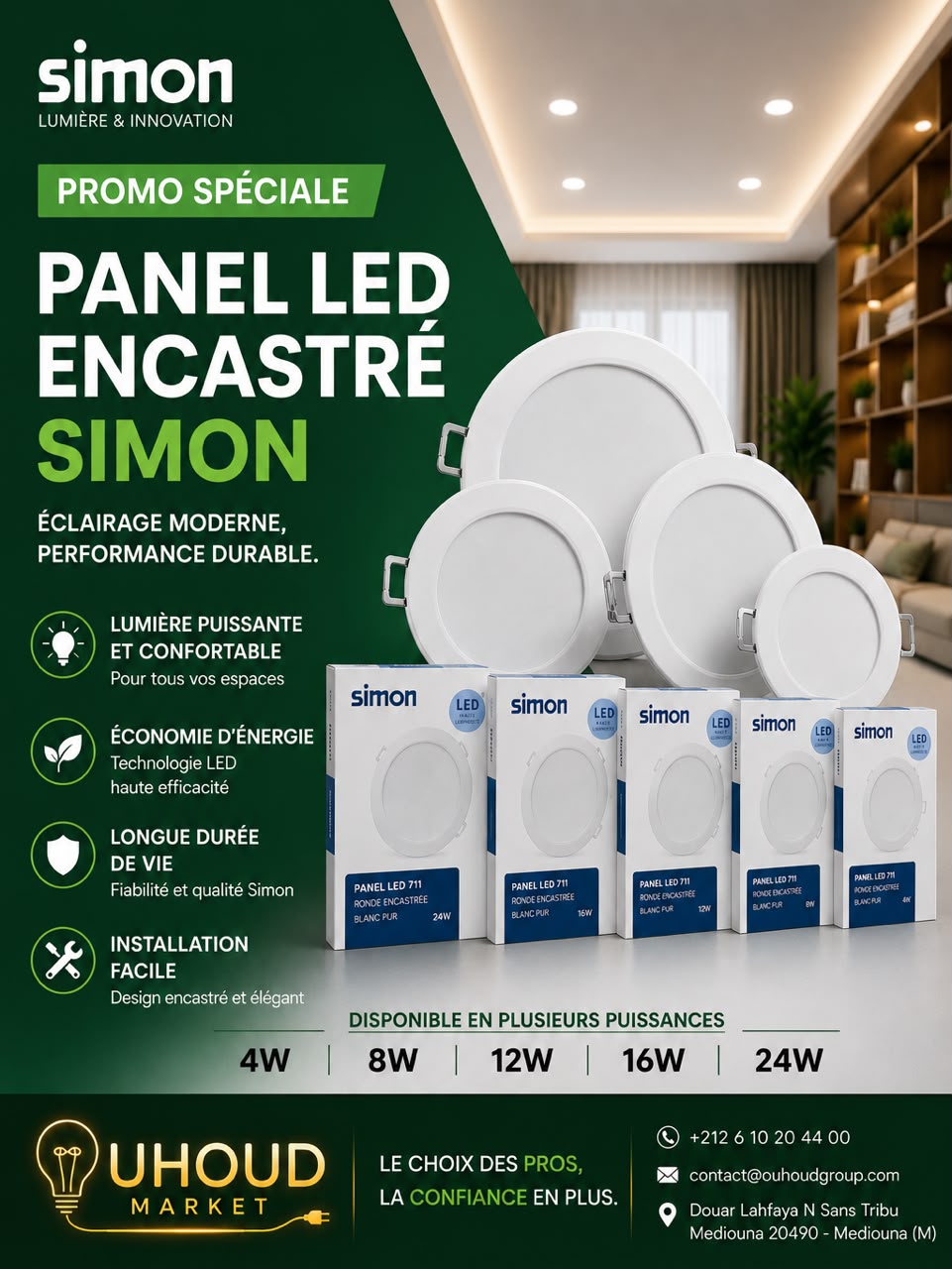 Panel Led Simon